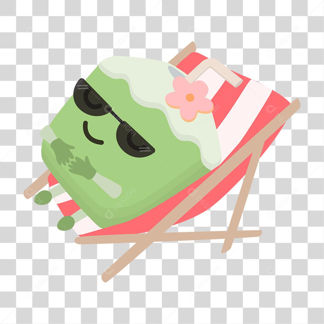 Desenho de coco fofinho