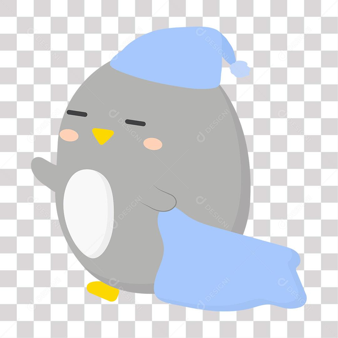 desenho de emoji de passarinho indo dormir