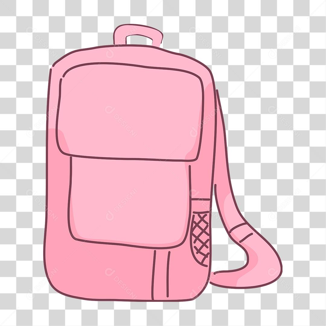 Desenho de bolsa mochila