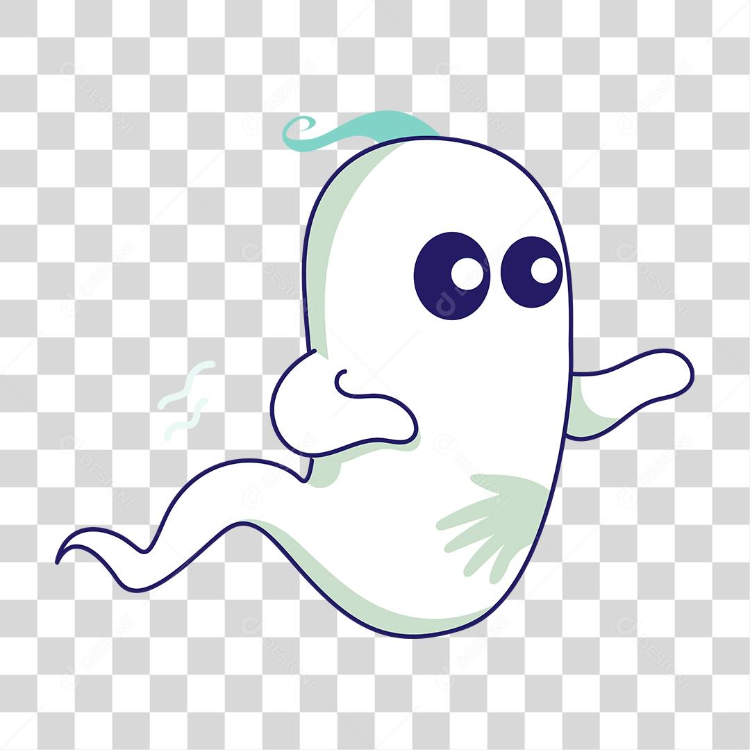 Desenho de fantasma