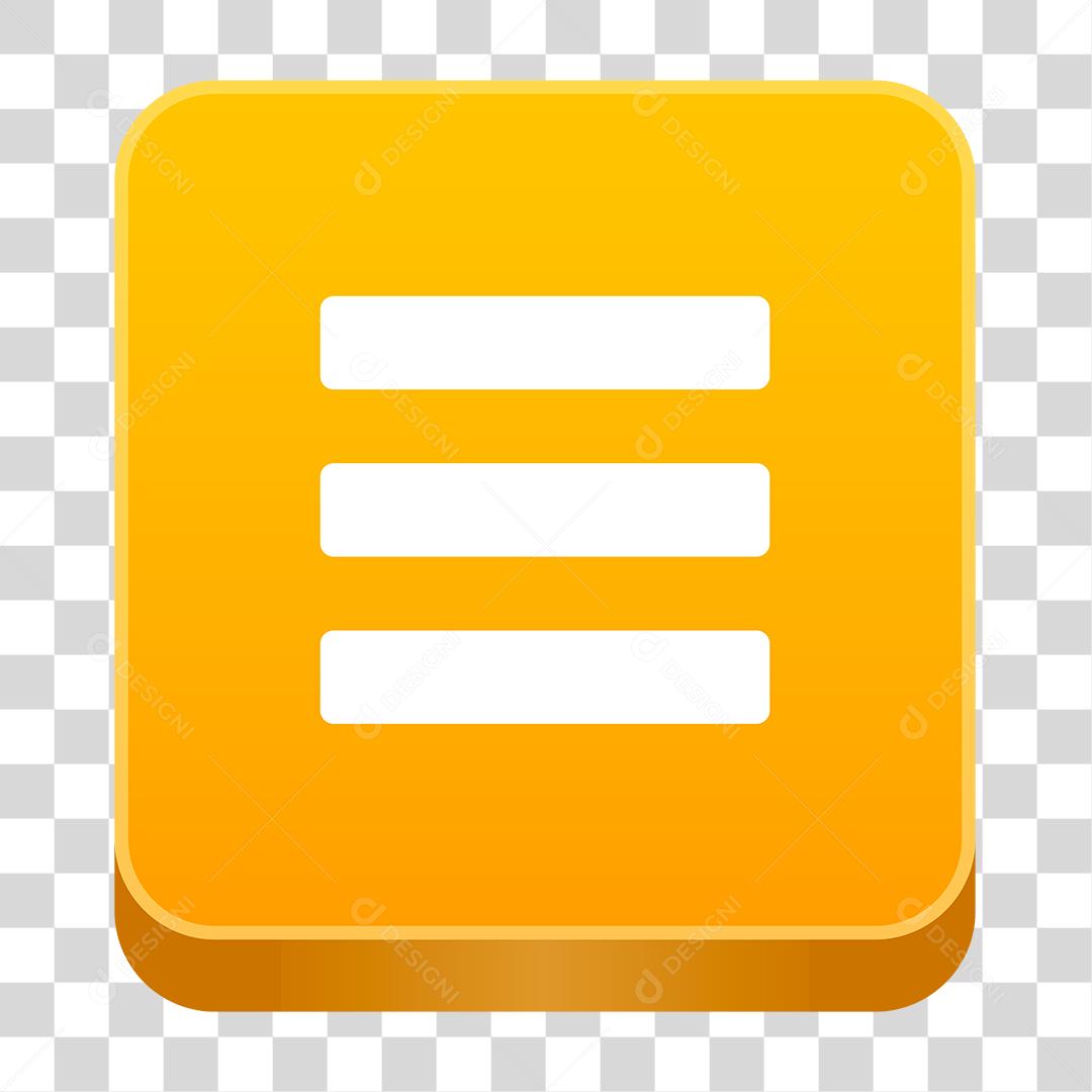 Desenho de botão dourado