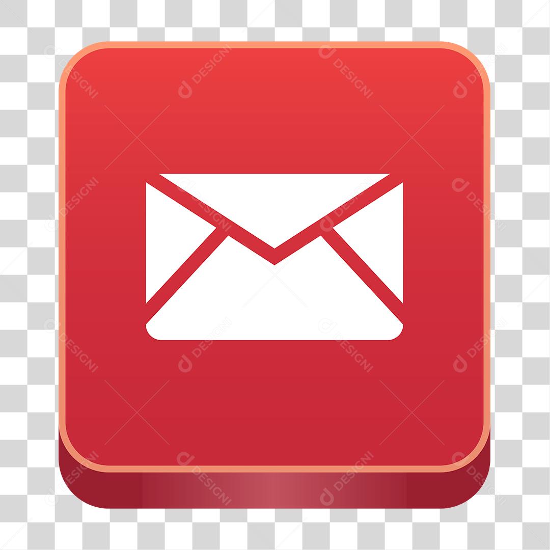 Desenho de botão mensagem