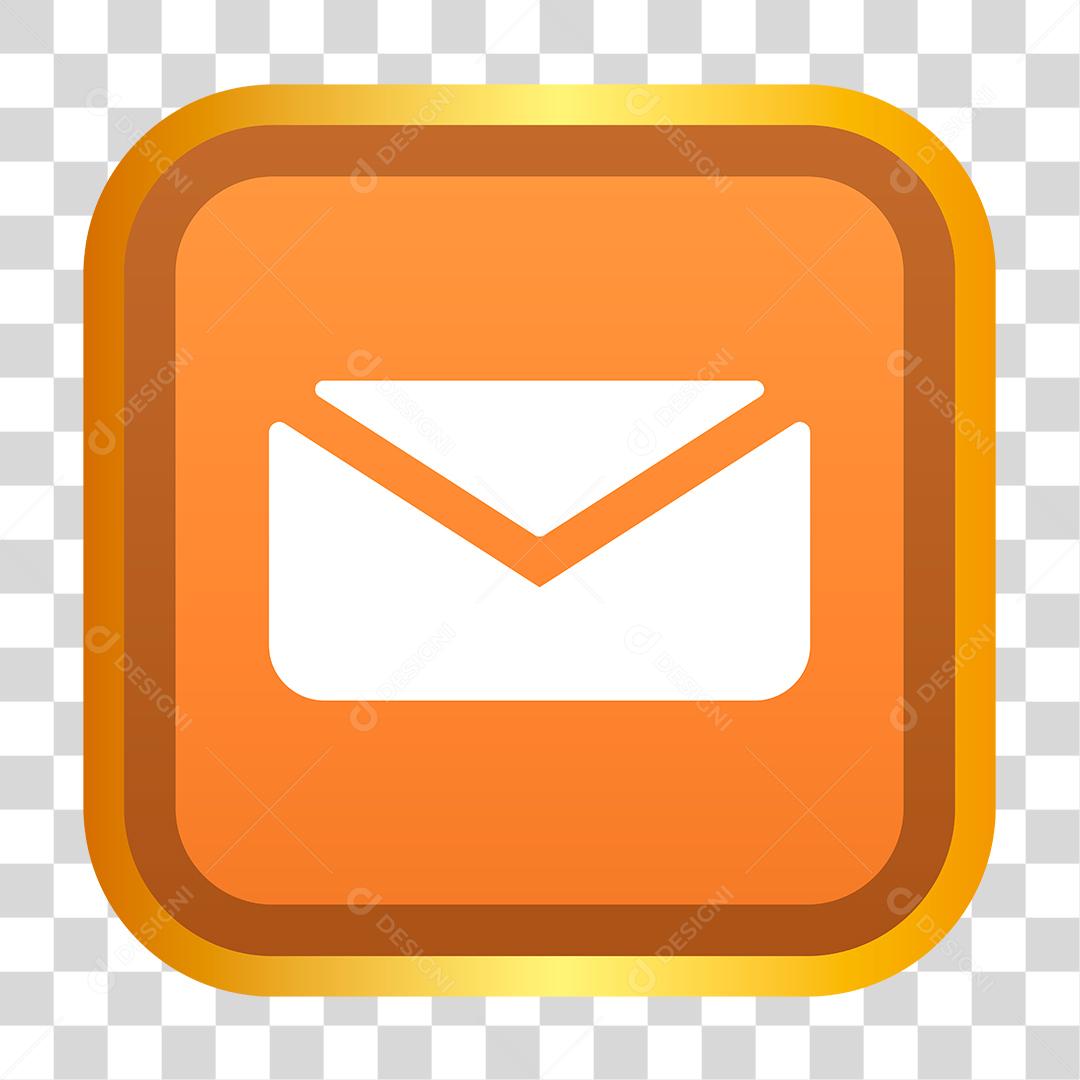 Desenho de botão mensagem