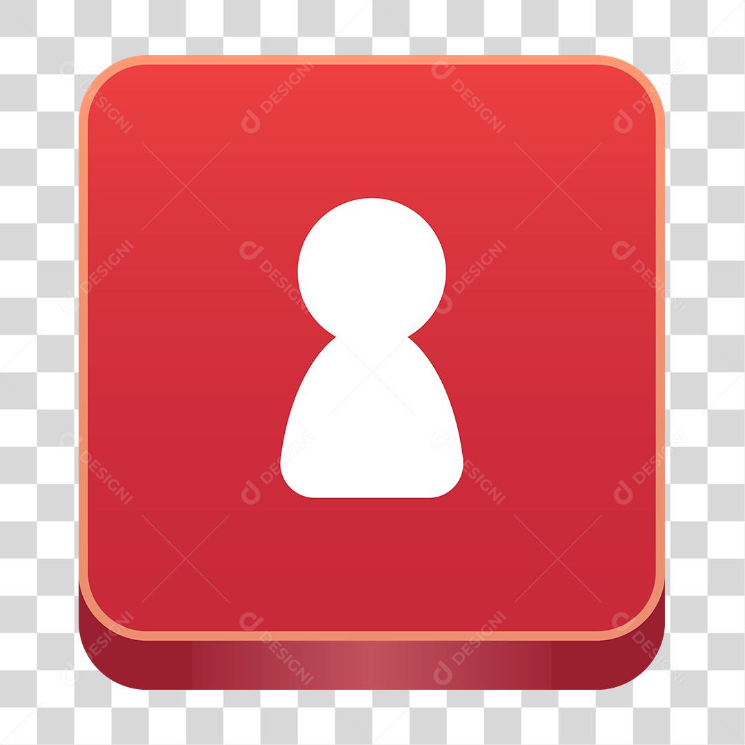 Desenho de botão contanto