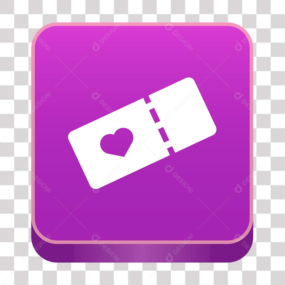 desenho de adesivo de bilhete