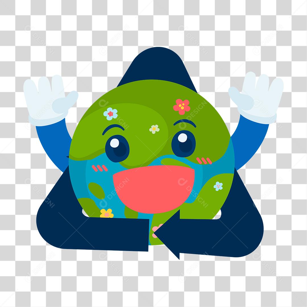 Desenho de conceito mundo feliz