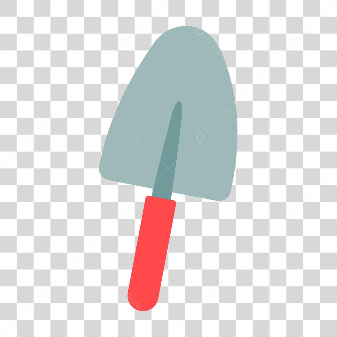 Desenho de espatula materia de pedreiro