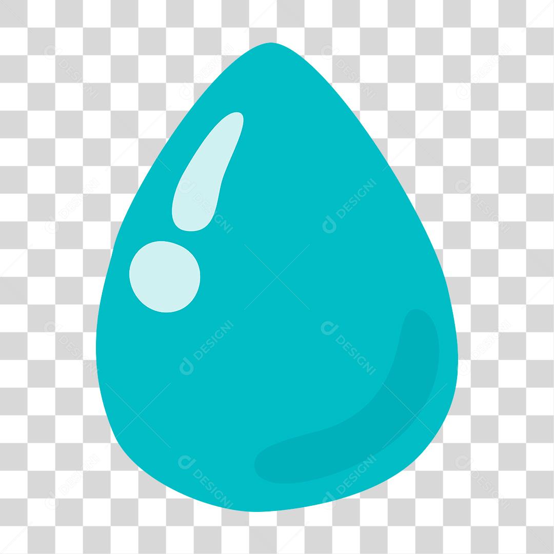 Desenho de gota de água