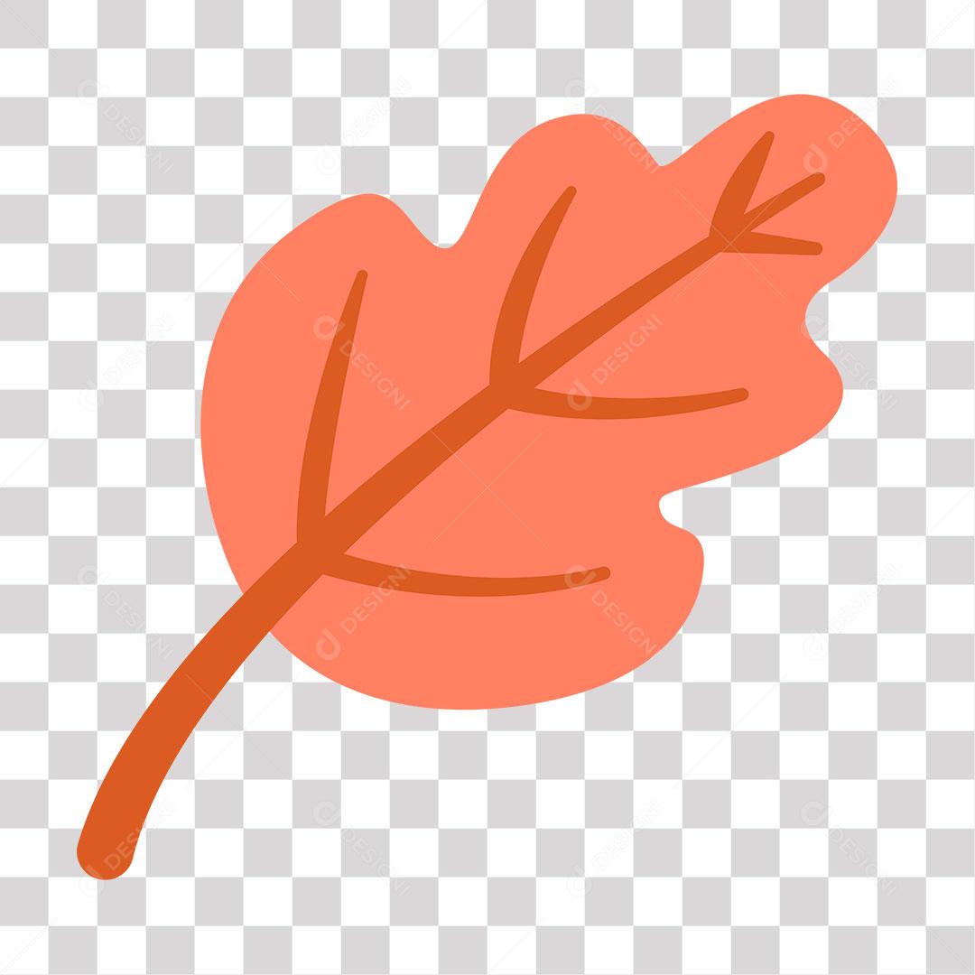 desenho de folha seca