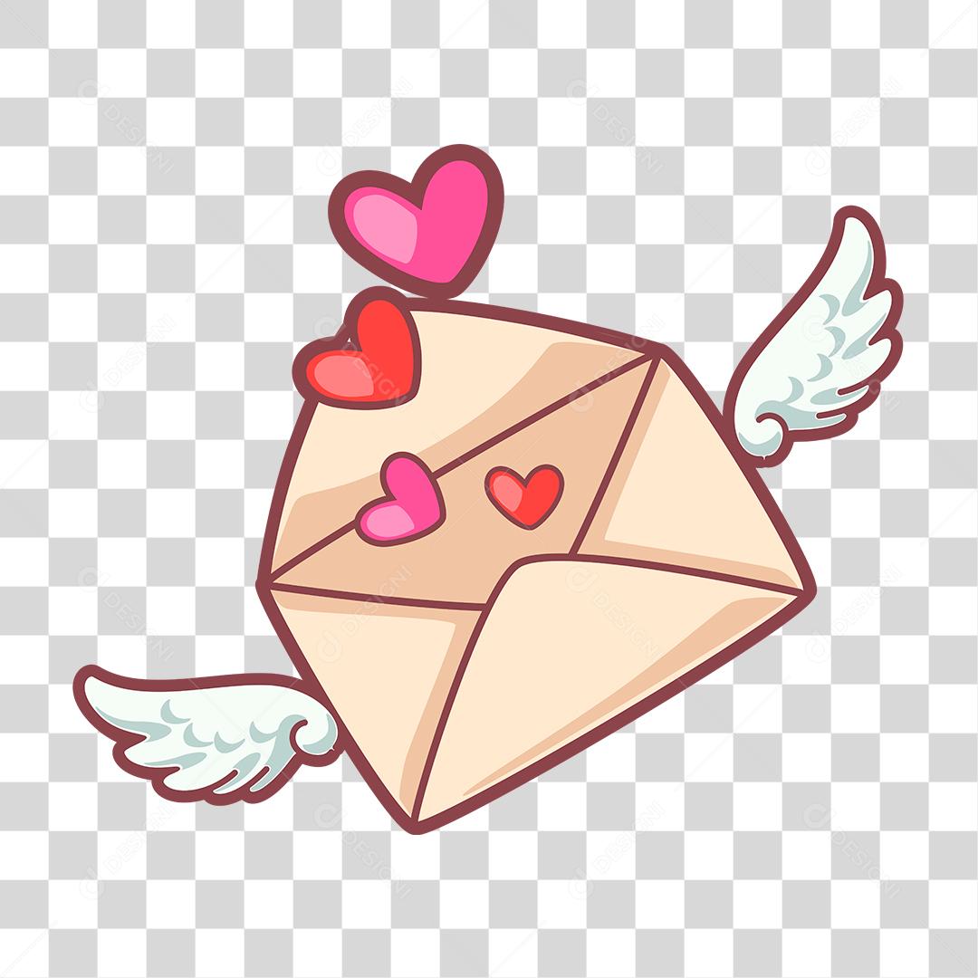 Desenho de carta Conceito cartas dia dos namorados