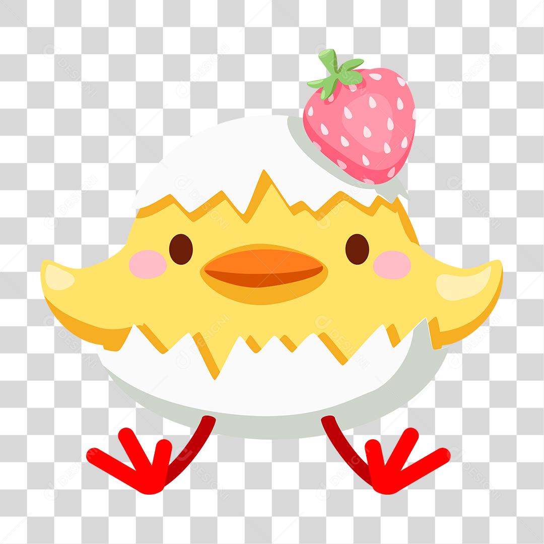 Desenho de pinto animal galinha