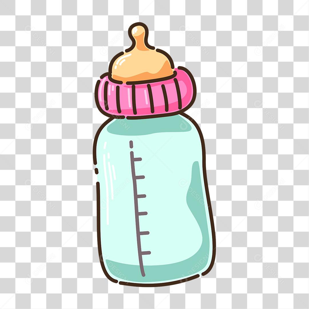 Desenho de mamadeira bebe criança