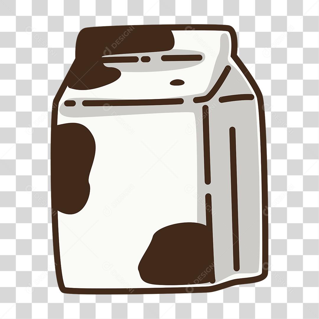 Desenho de leite caixa