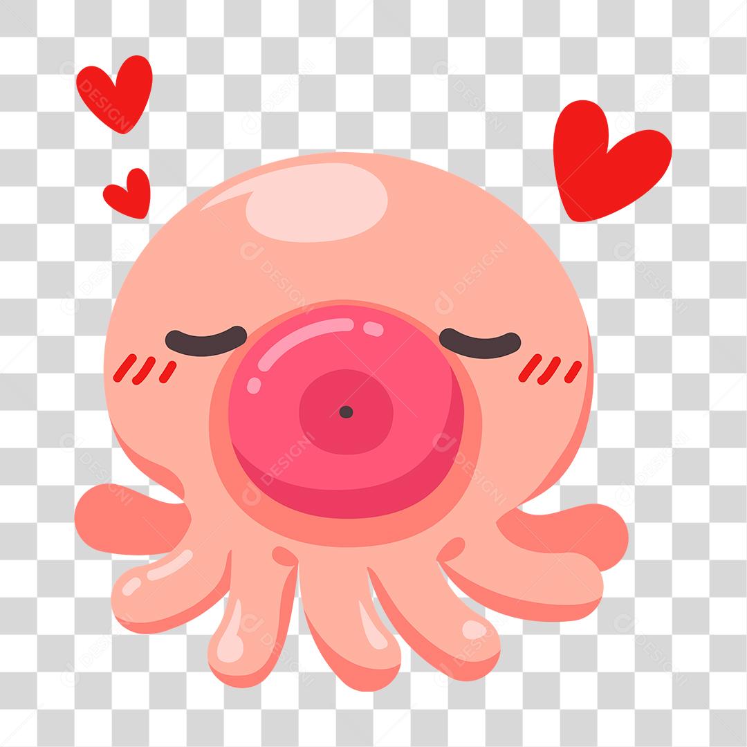 Desenho de polvo animal marinho