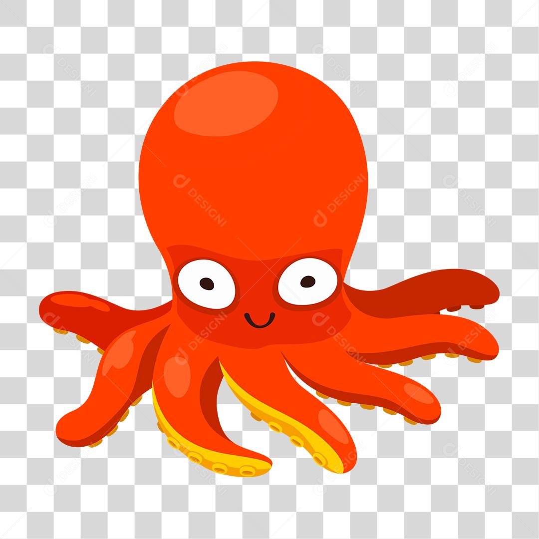 Desenho de polvo animal marinho