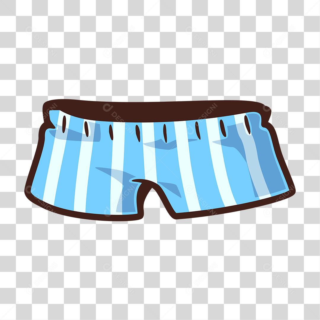 Desenho de shorts peça de roupa
