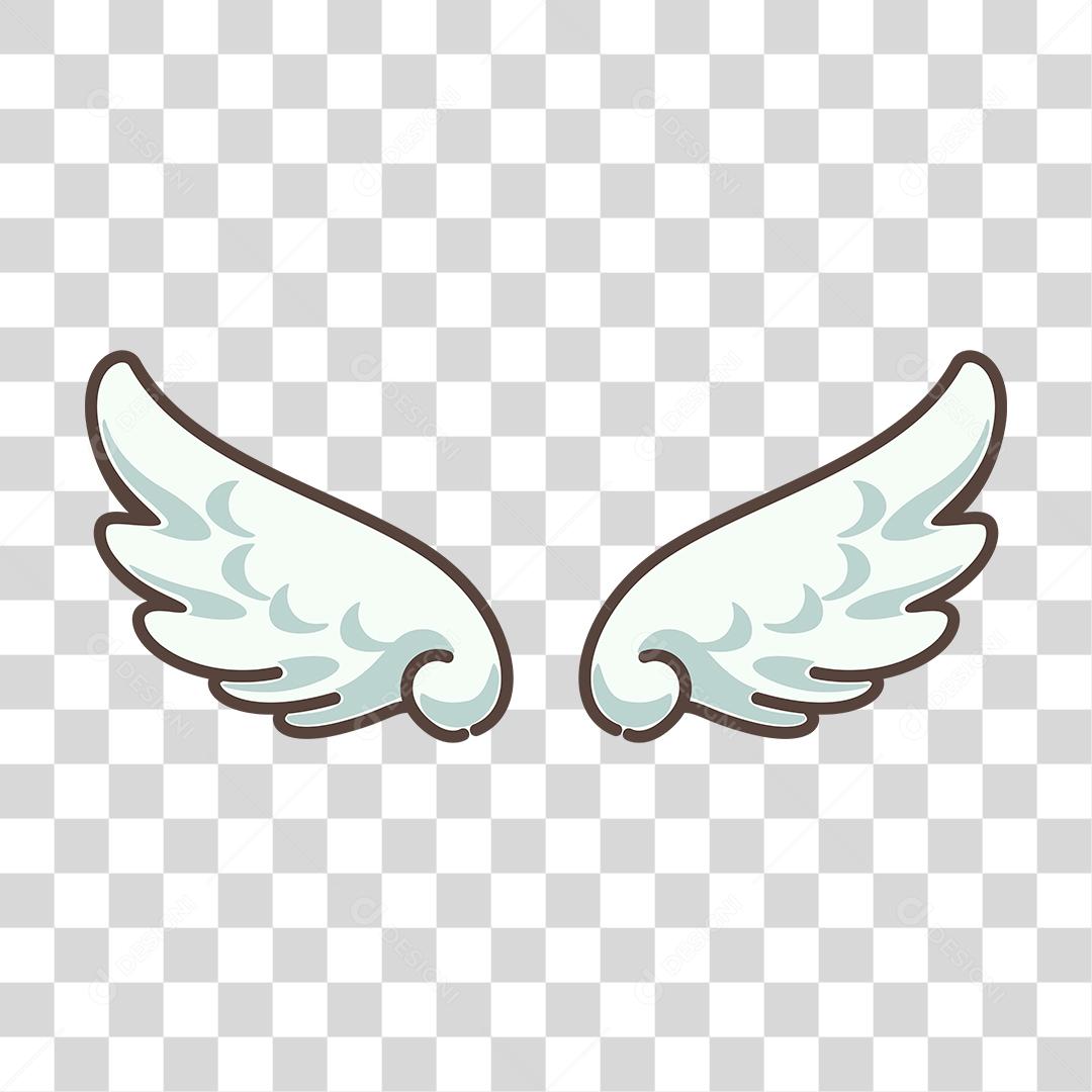 Desenho de azas de anjo