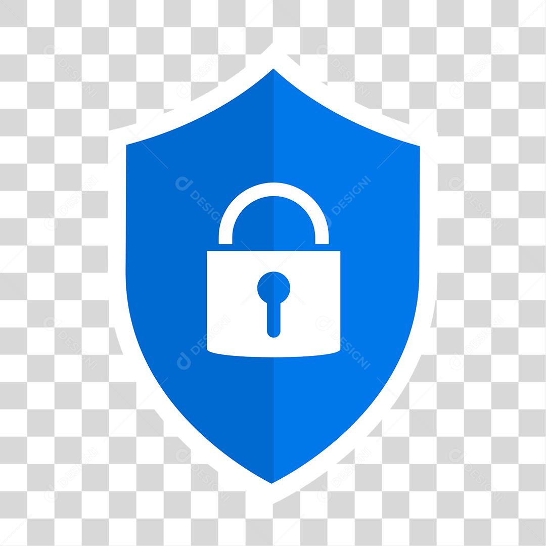 Desenho de cadeado proteção