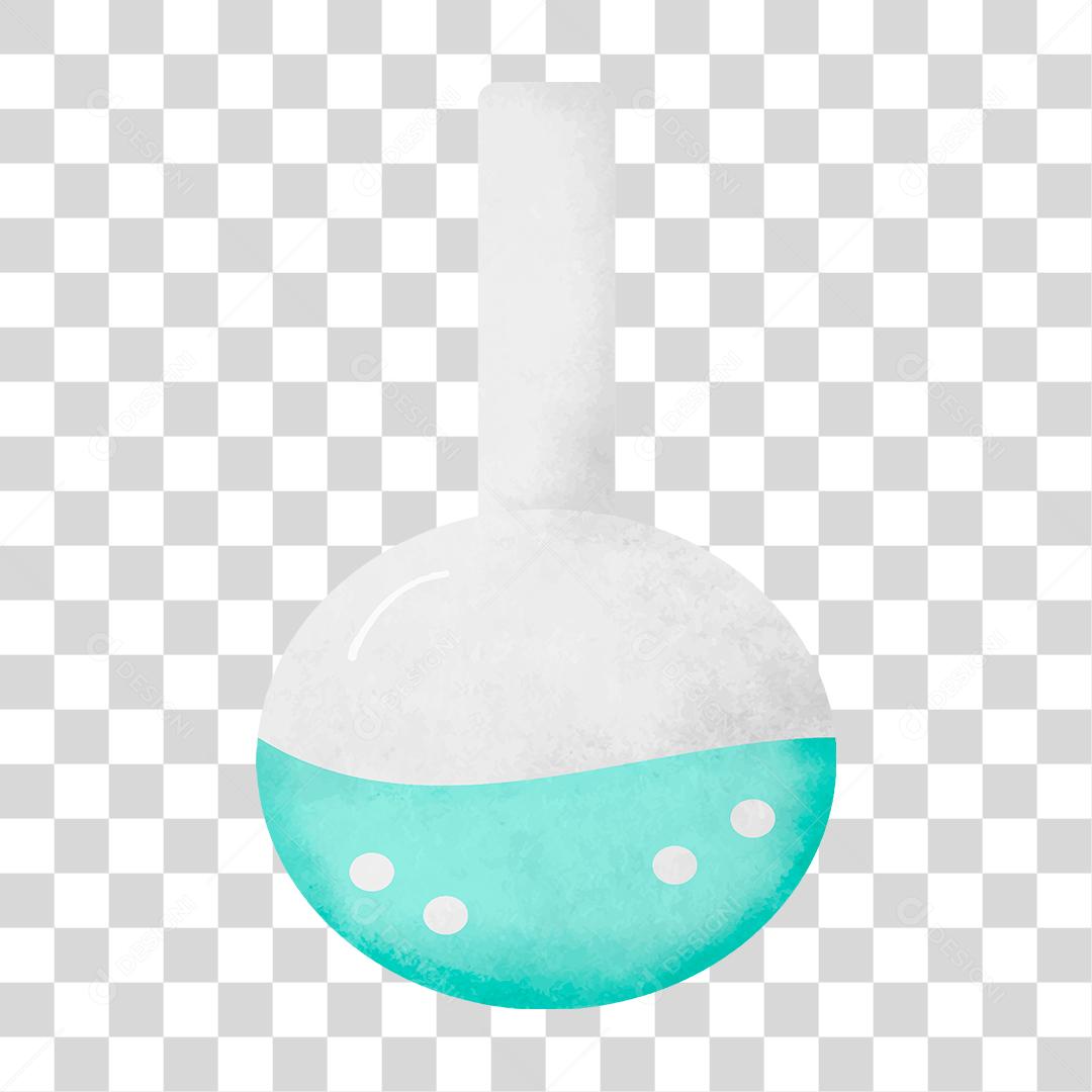 Desenho de frasco químico