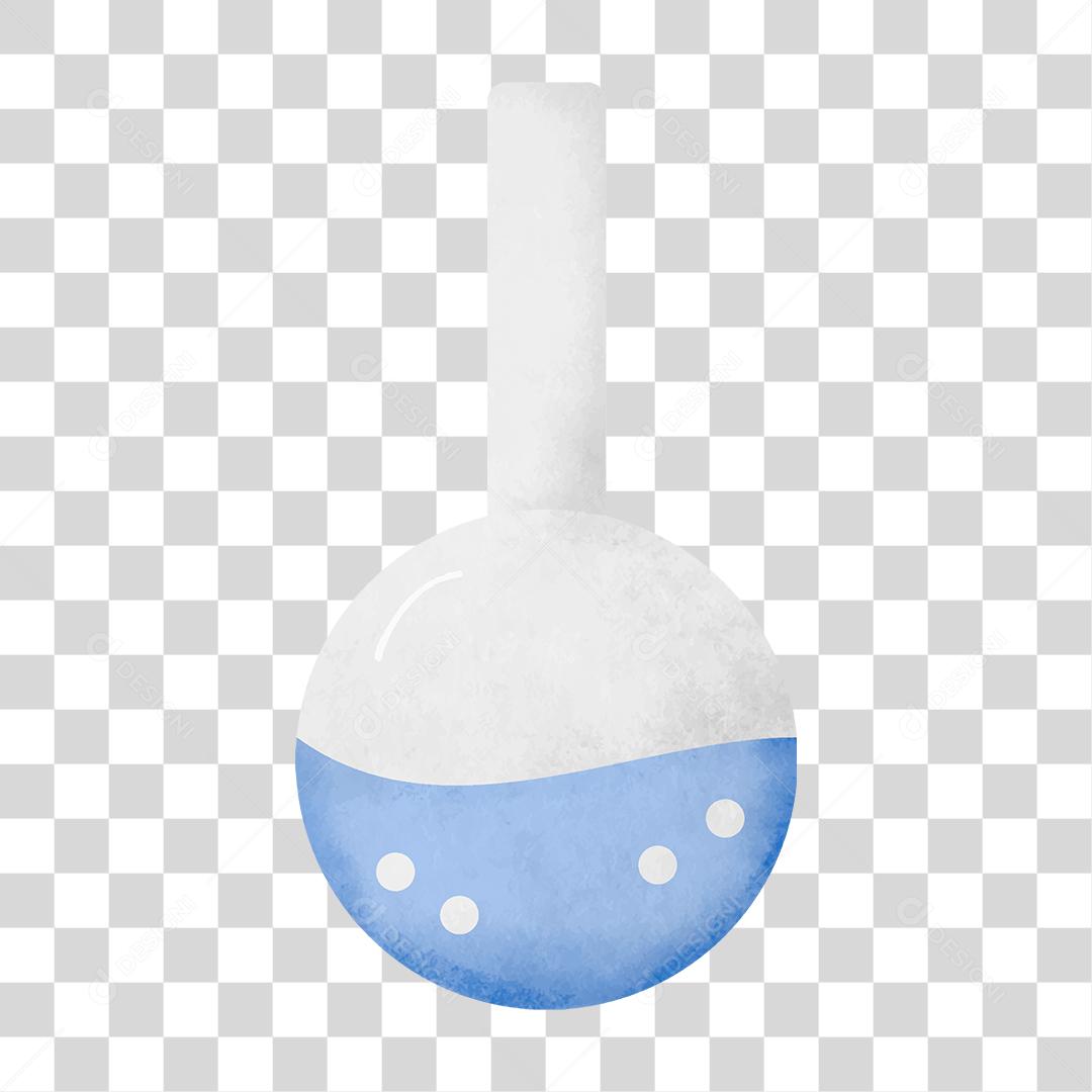 Desenho de frasco químico