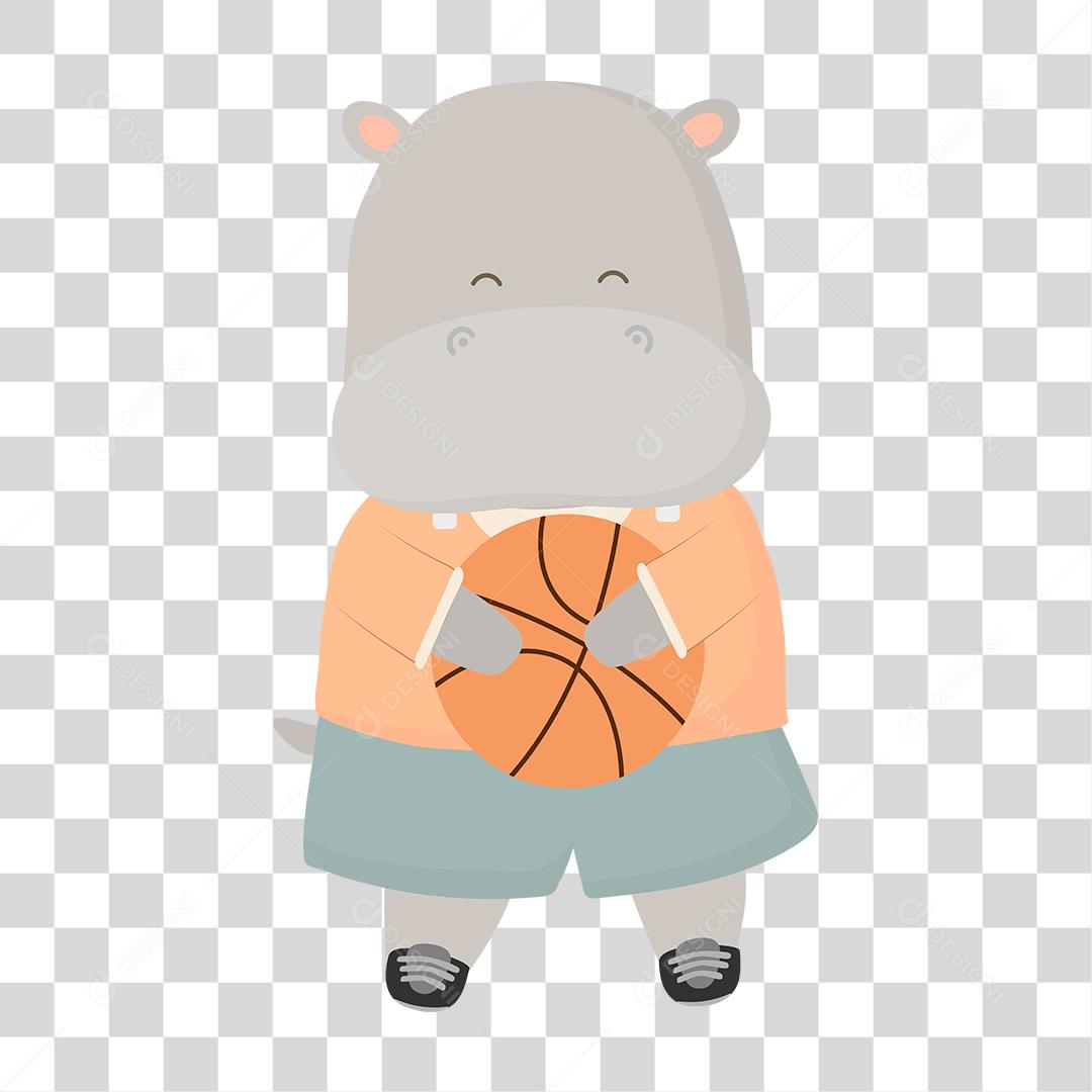 Desenho de hipopótamo