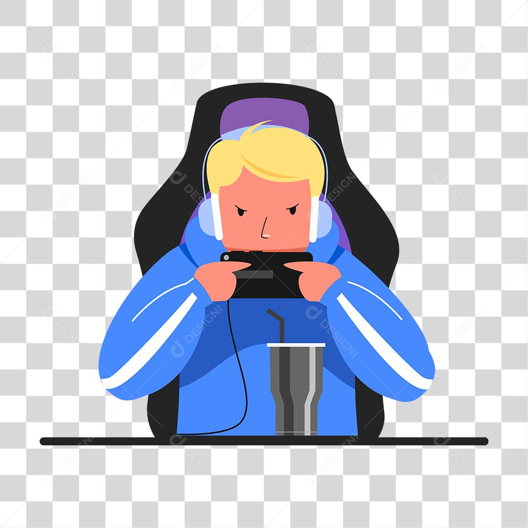 Desenho de pessoas competindo squad jogo computadores