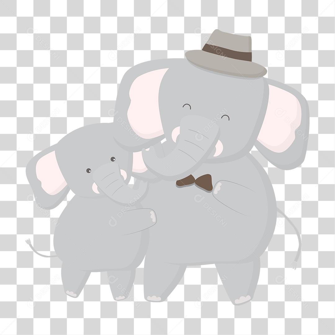 Desenho de animais elefante