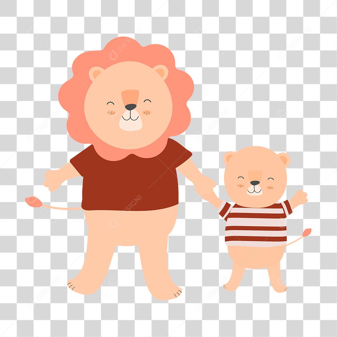 Desenho de animais leão