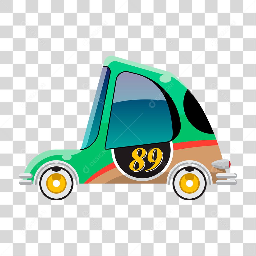 Desenho de um carrinho de corrida