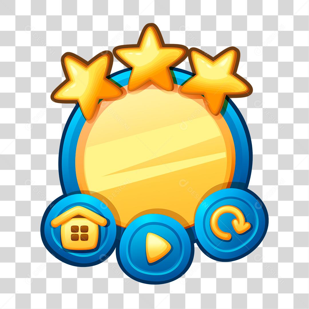 Desenho de quadro para templete de jogo