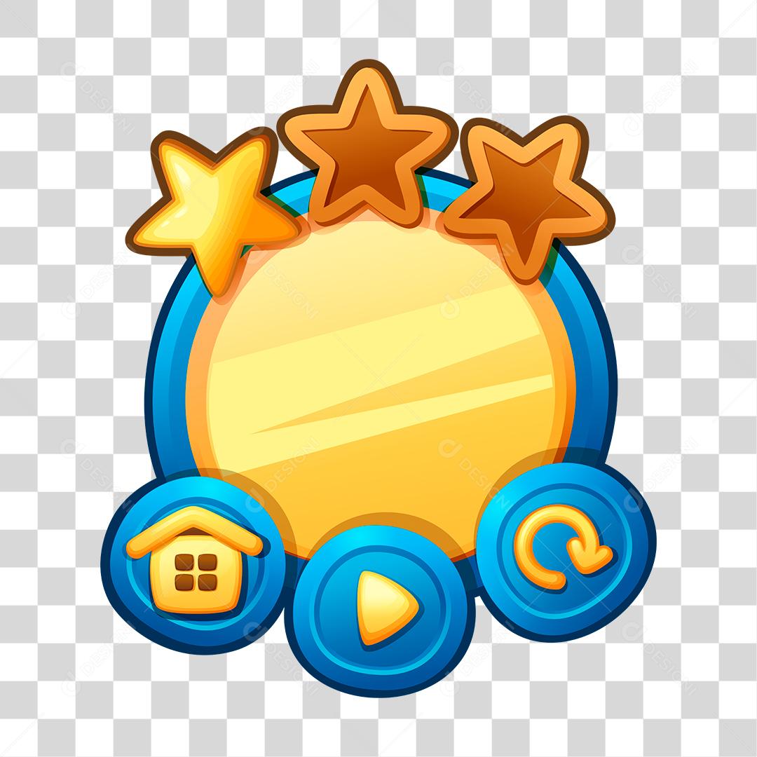 Desenho de quadro para templete de jogo