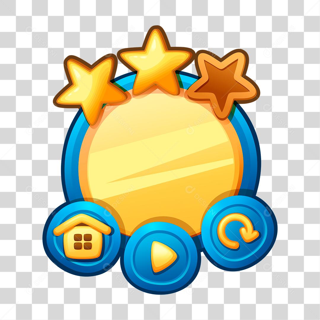 Desenho de quadro para templete de jogo