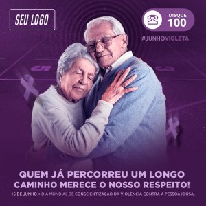 Social Media Junho Violeta Quem Já Percorreu Um Longo Caminho PSD Editável
