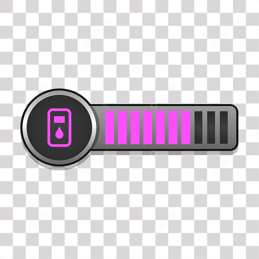 desenho de barra de carregamento de combustivel