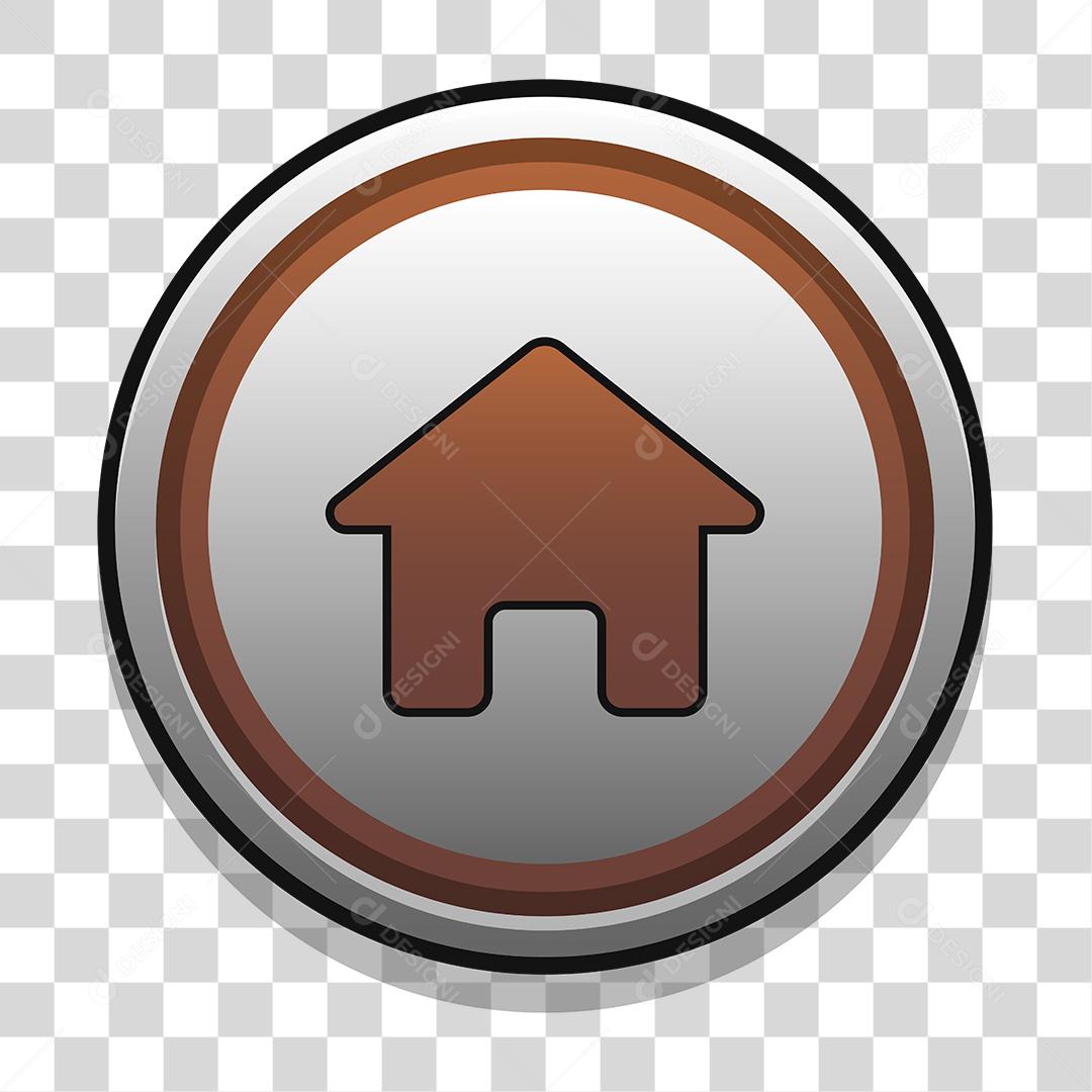 Desenho de botao templete de jogo