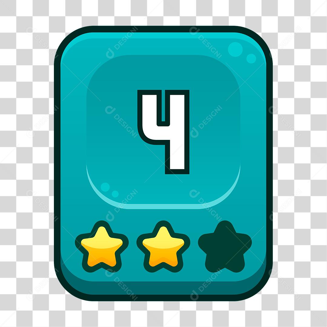 Desenho de botao templete de jogo