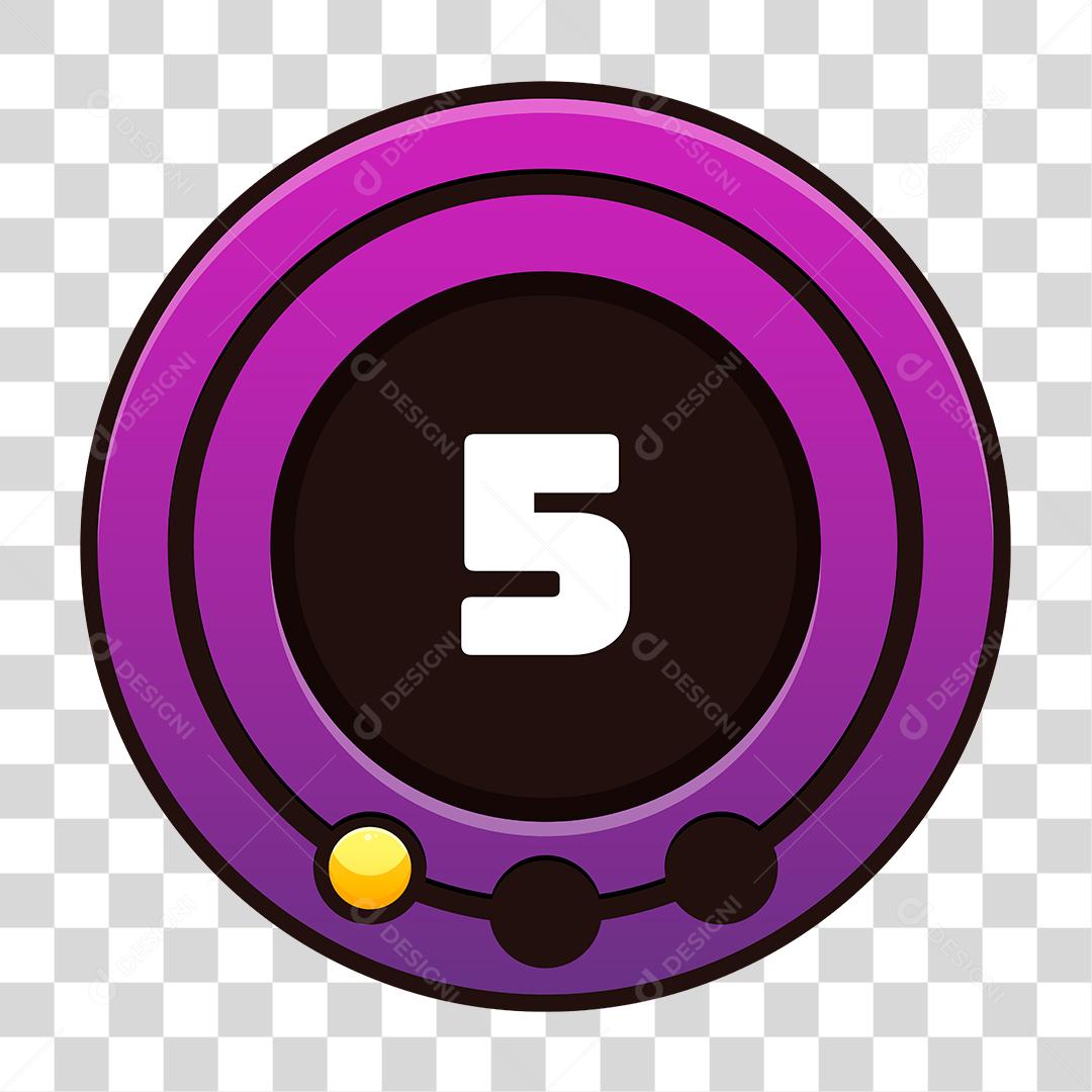 Desenho de botao templete de jogo