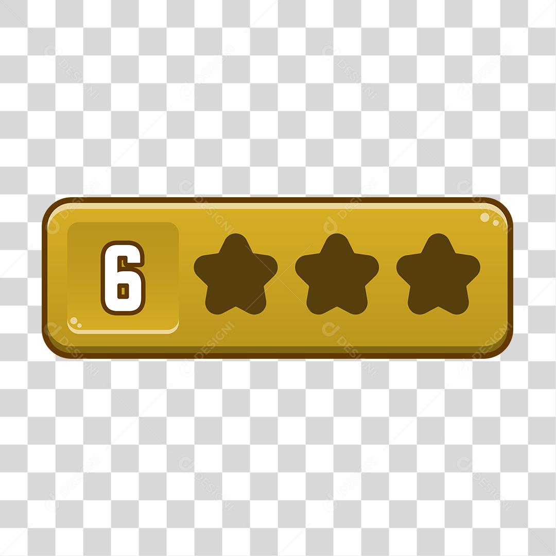 Desenho de botao templete de jogo