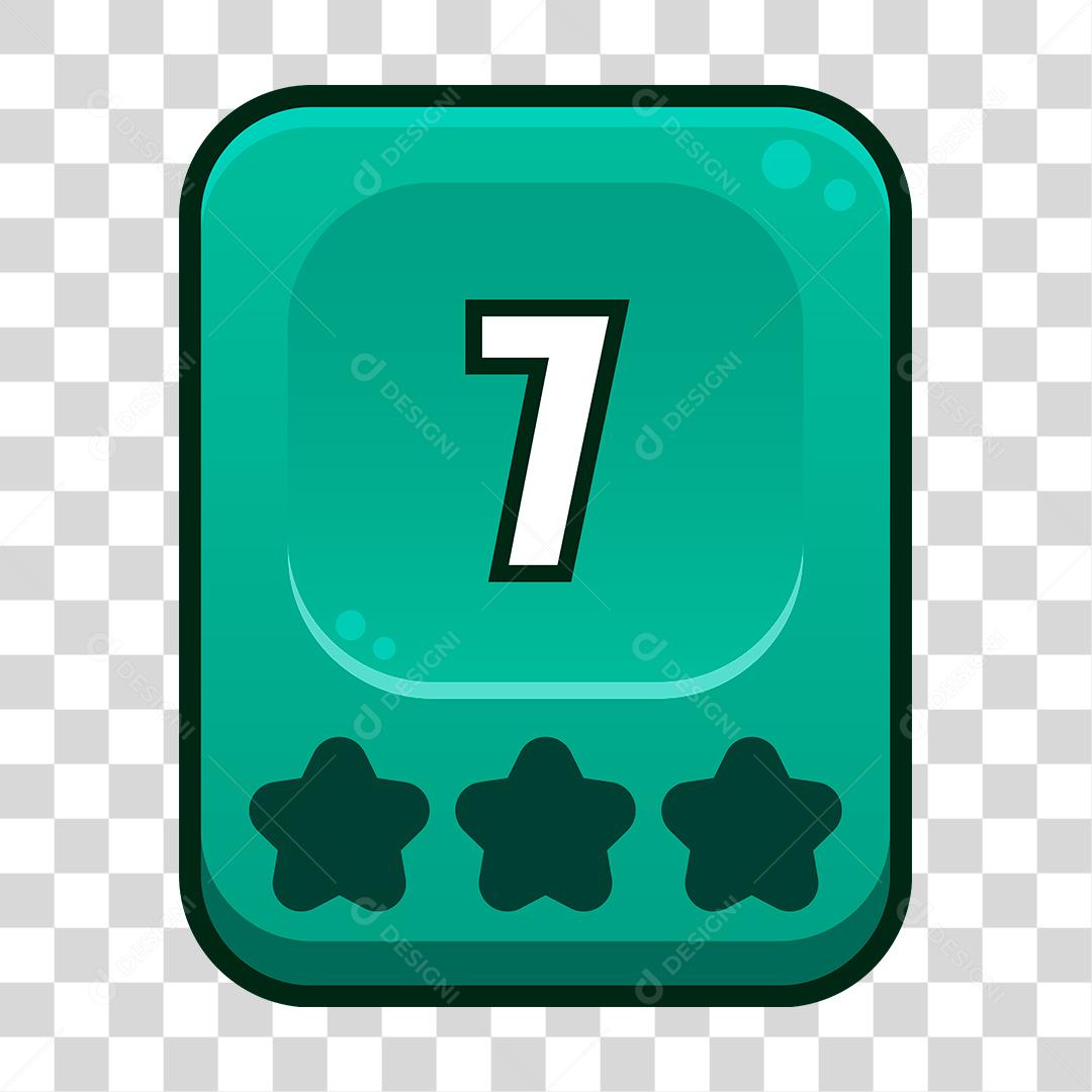 Desenho de botão templete de jogo Level Nível