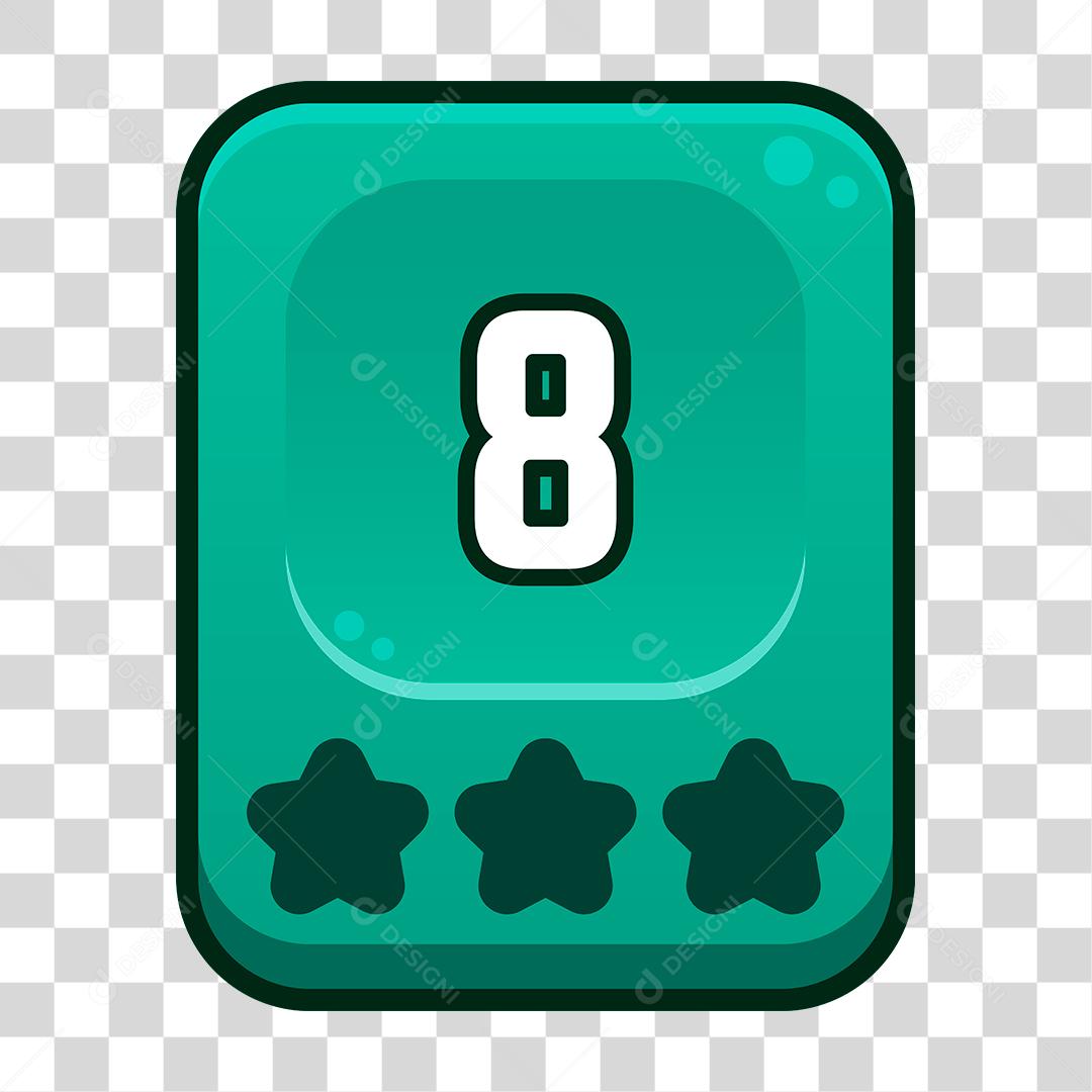 Desenho de botão templete de jogo Level Nível