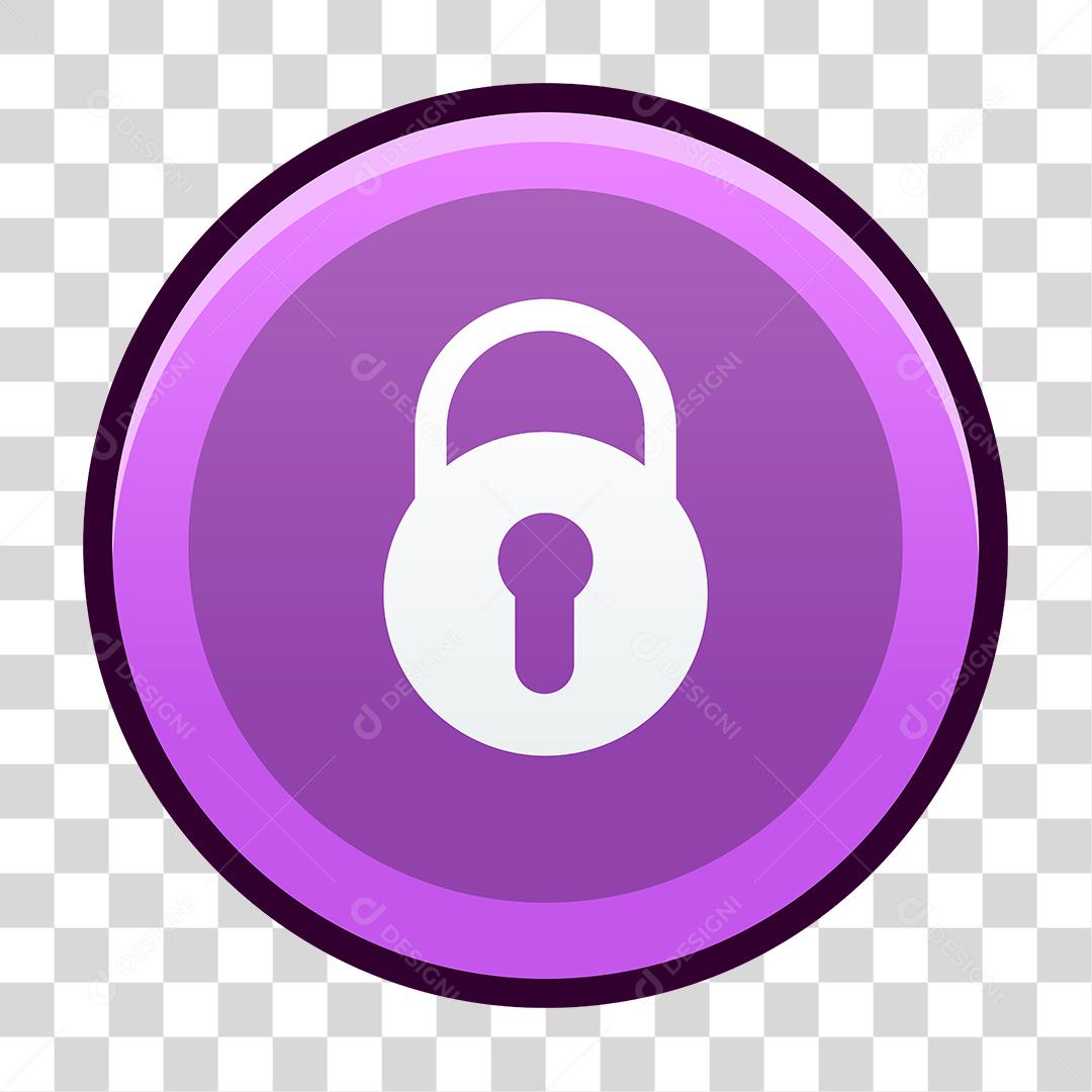 Desenho de cadeado templete de jogo