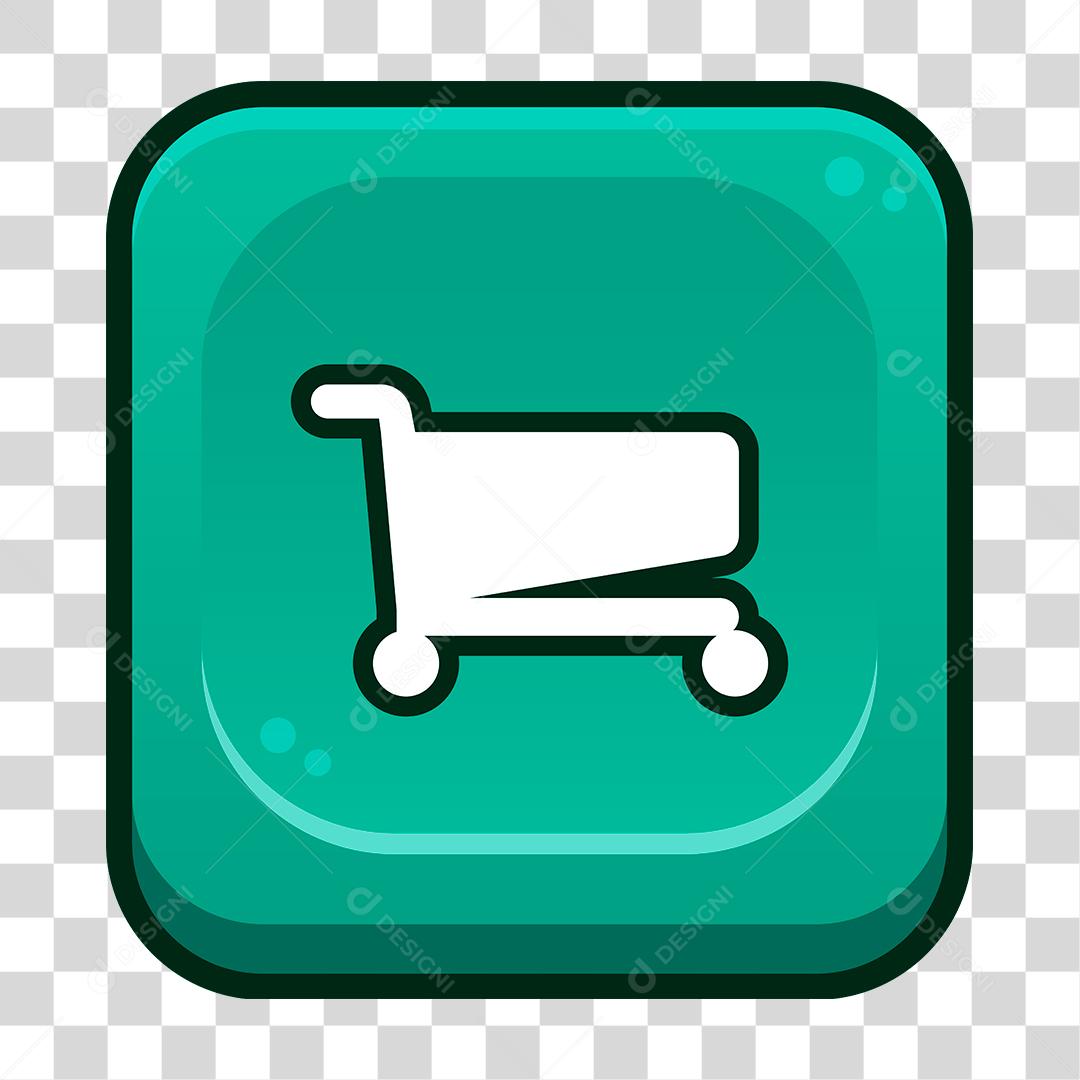 Desenho de carrinho de compras mercado