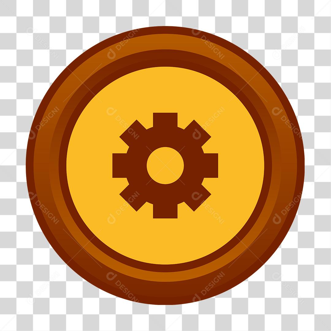 Desenho de templete jogo configurações