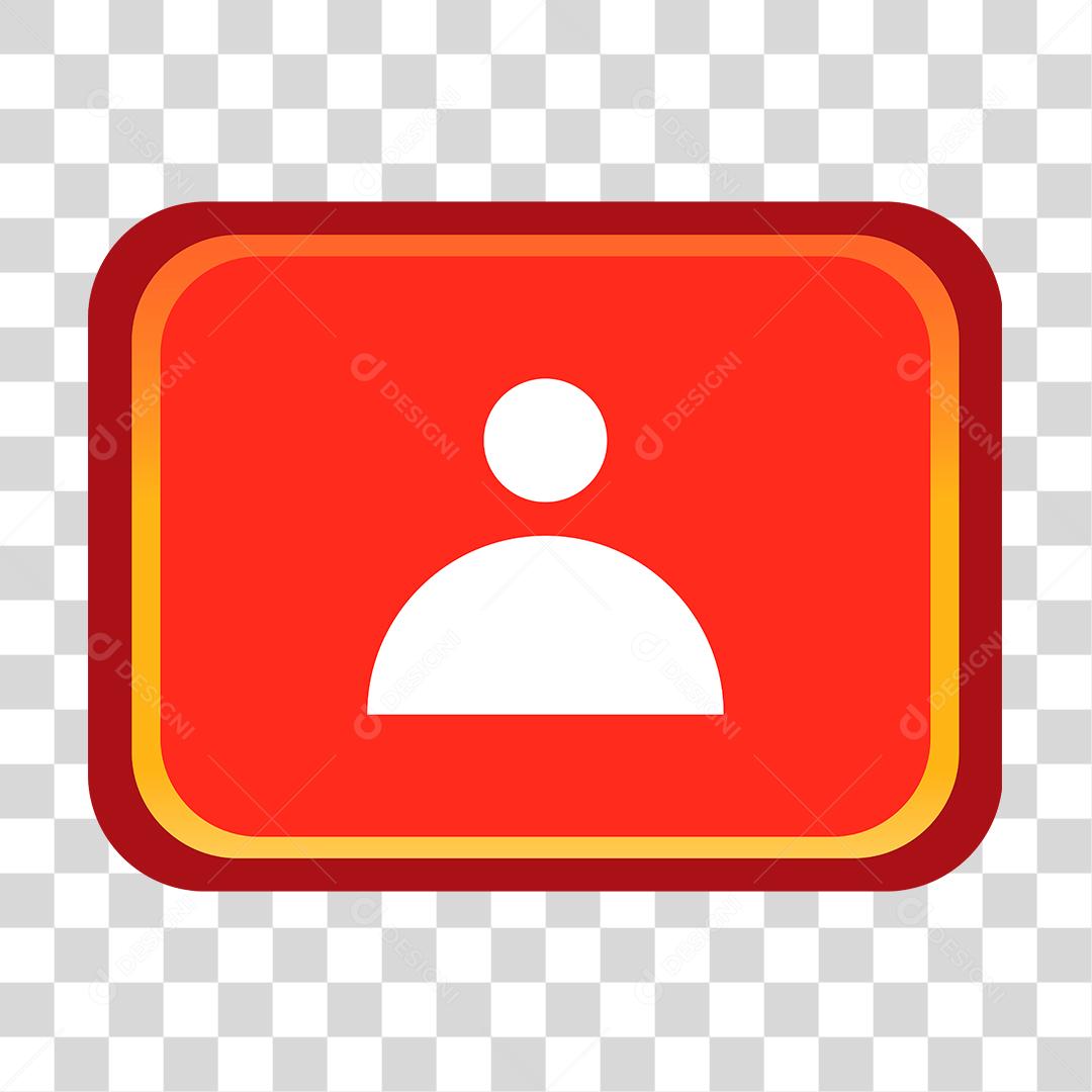 Desenho de botão Templete de jogo