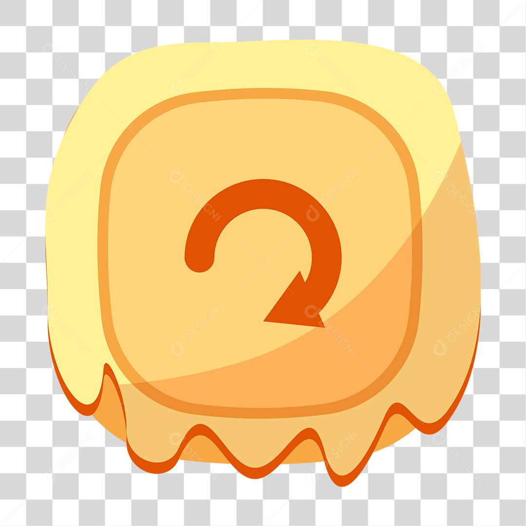 Desenho de botão Templete de jogo