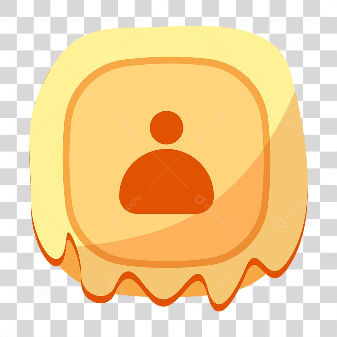 Desenho de botão Templete de jogo