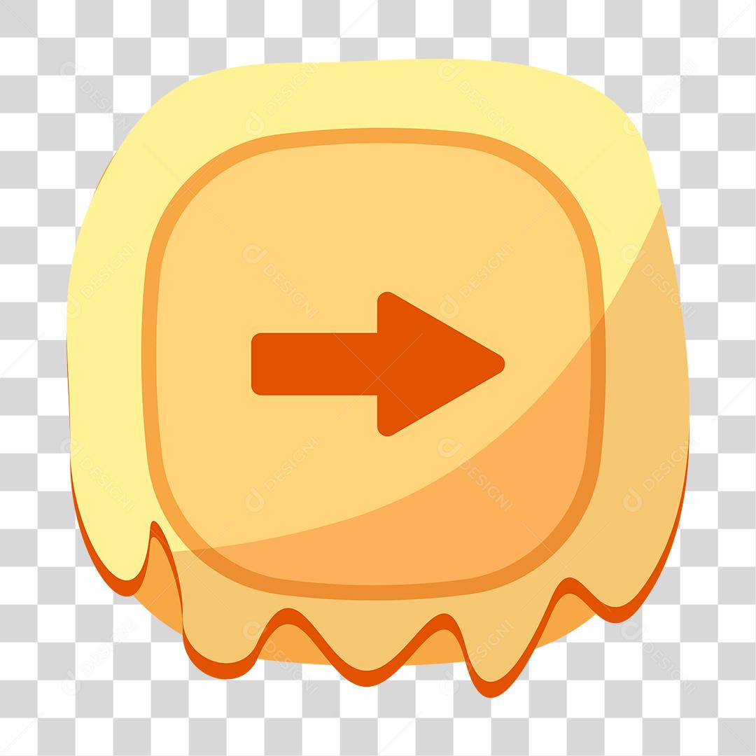 Desenho de botão Templete de jogo