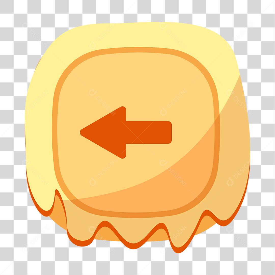 Desenho de botão Templete de jogo