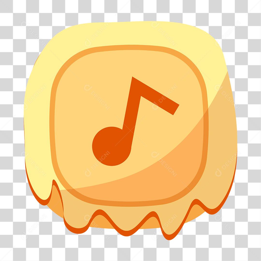 Desenho de botão Templete de jogo