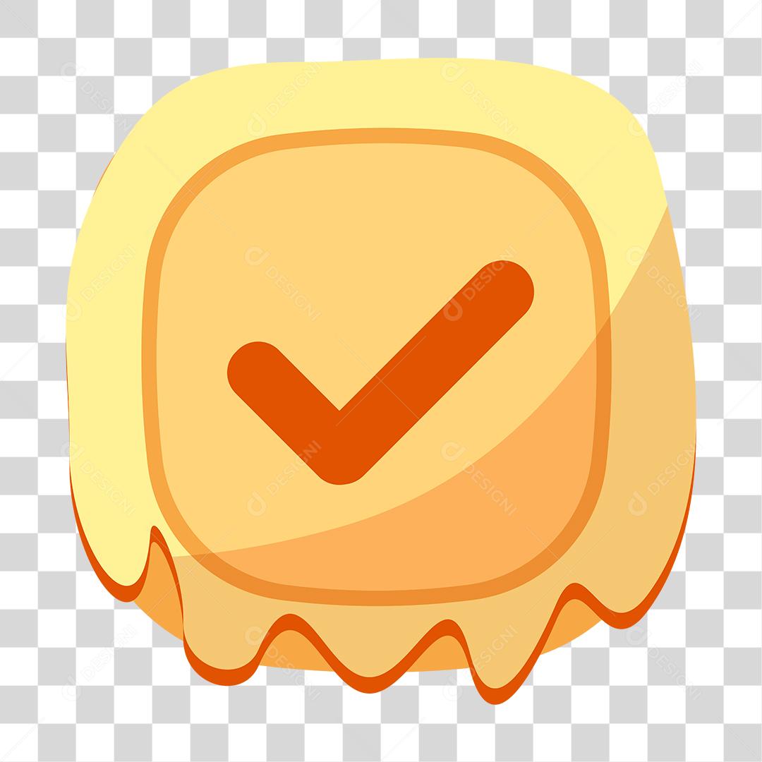 Desenho de botão Templete de jogo